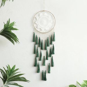 Macrame Dream Catchers For Bedroom - Tassel Wall Hanging Handmade🐱